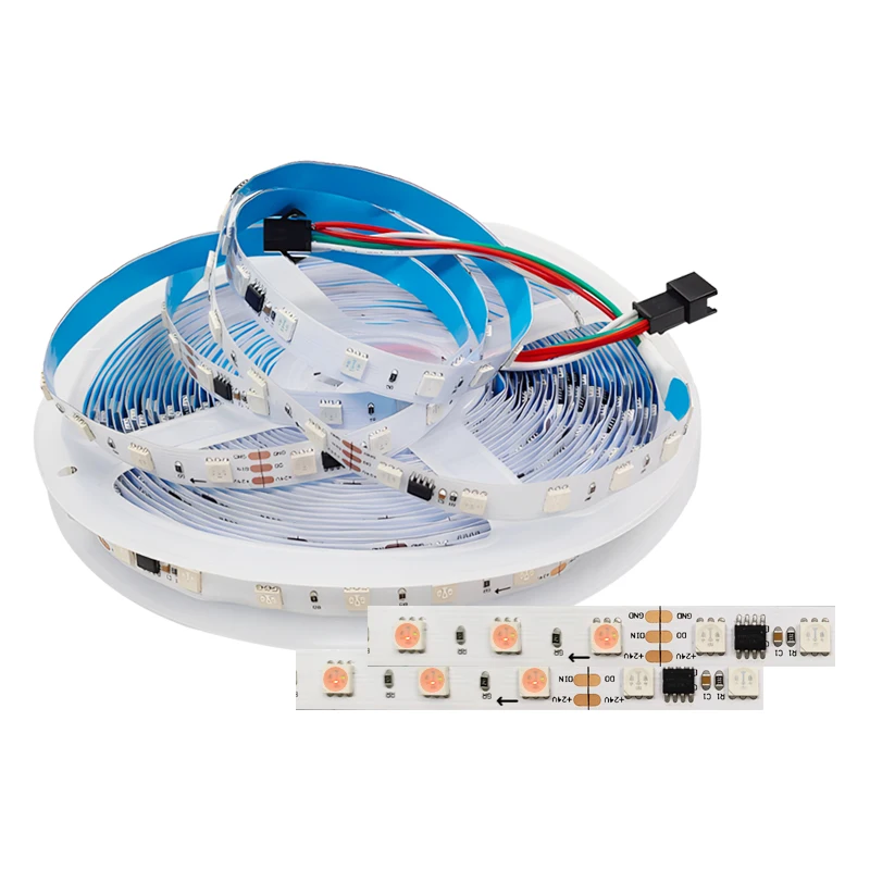 High Bright DC24v Thin Led Tape 10mm Flexible Warm White Red Blue Green rgb 60led SMD 2835 Led Strip Light 10M/roll