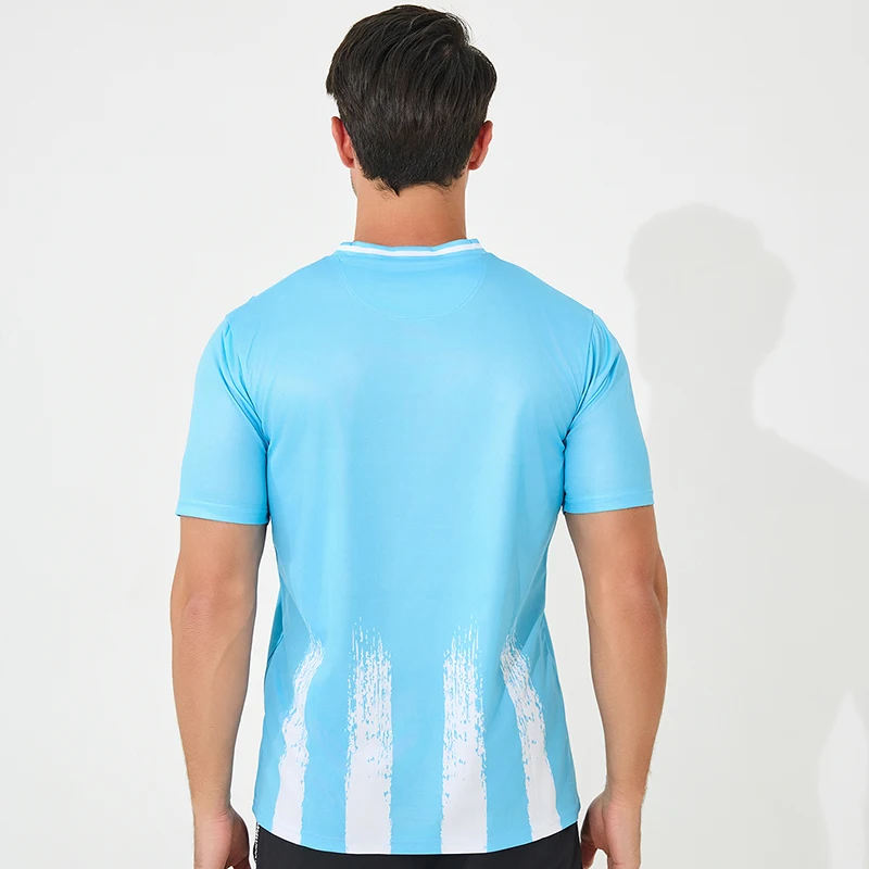 America Cup Uruguay short sleeve football uniform 100% polyester good fabric uruguay soccer jersey national team soccer wear