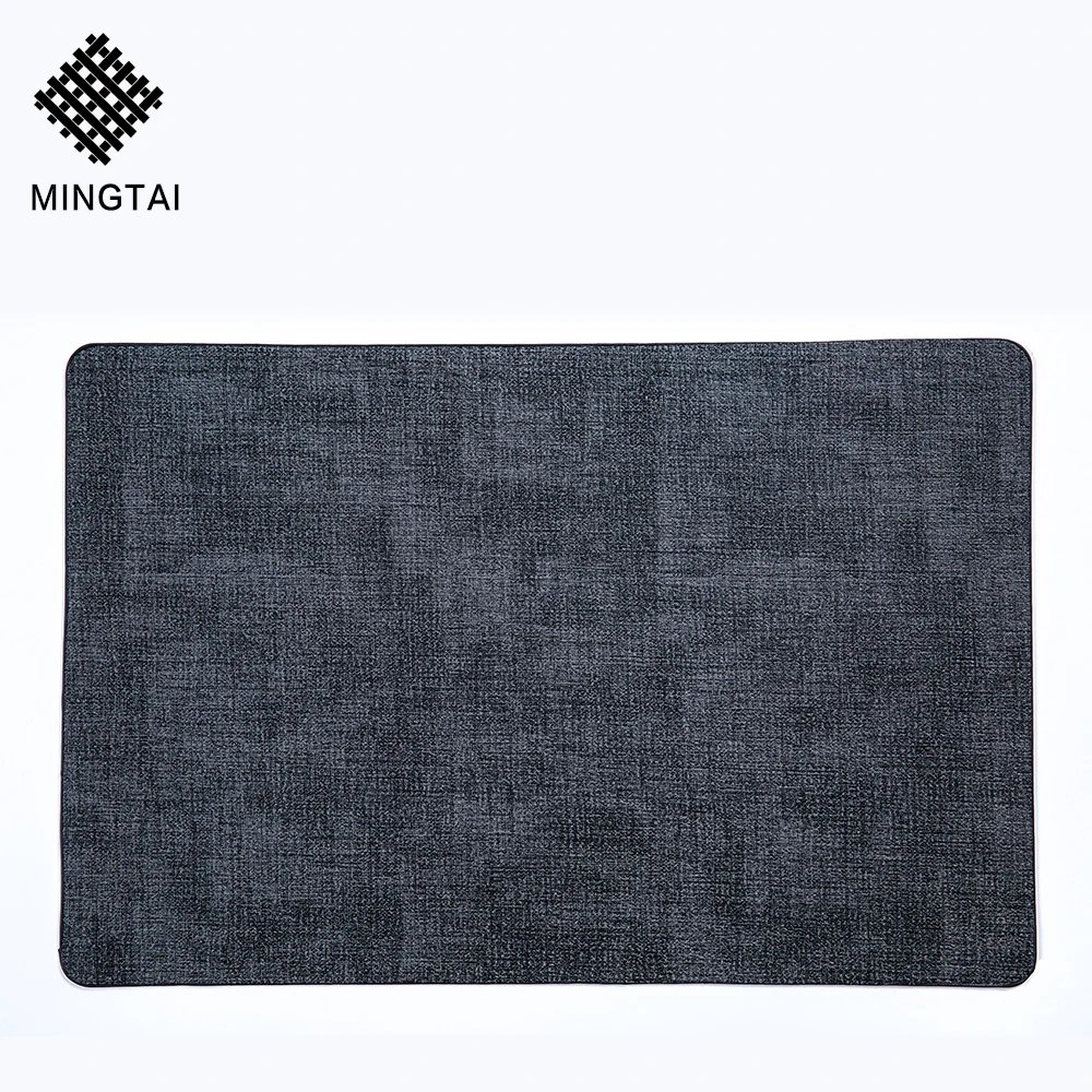 Wholesale Custom heat Restaurant and Home waterproof  PVC leather placemat and table mats & Pads
