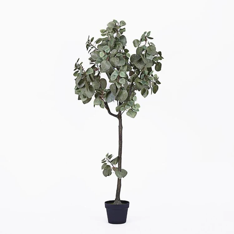 Wholesale Cheap Artificial Evergreen Banyan Trees Nordic Simulation Greenery Artificial Plant Apple Tree For Indoor Decoration