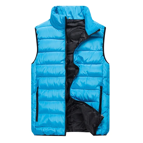 XILUN Custom Printing Classic Plus Size Sleeveless Stand Collar Down Outerwear Winter Down Vest Jacket Pockets Casual Leopard