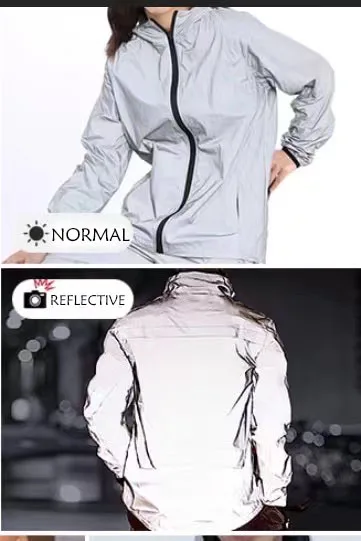 Recycled Nylon Softer Reflective Fabric High Visibility Soft Color Silver Grey 100% Retro Reflective Fabric for Clothing Jacket