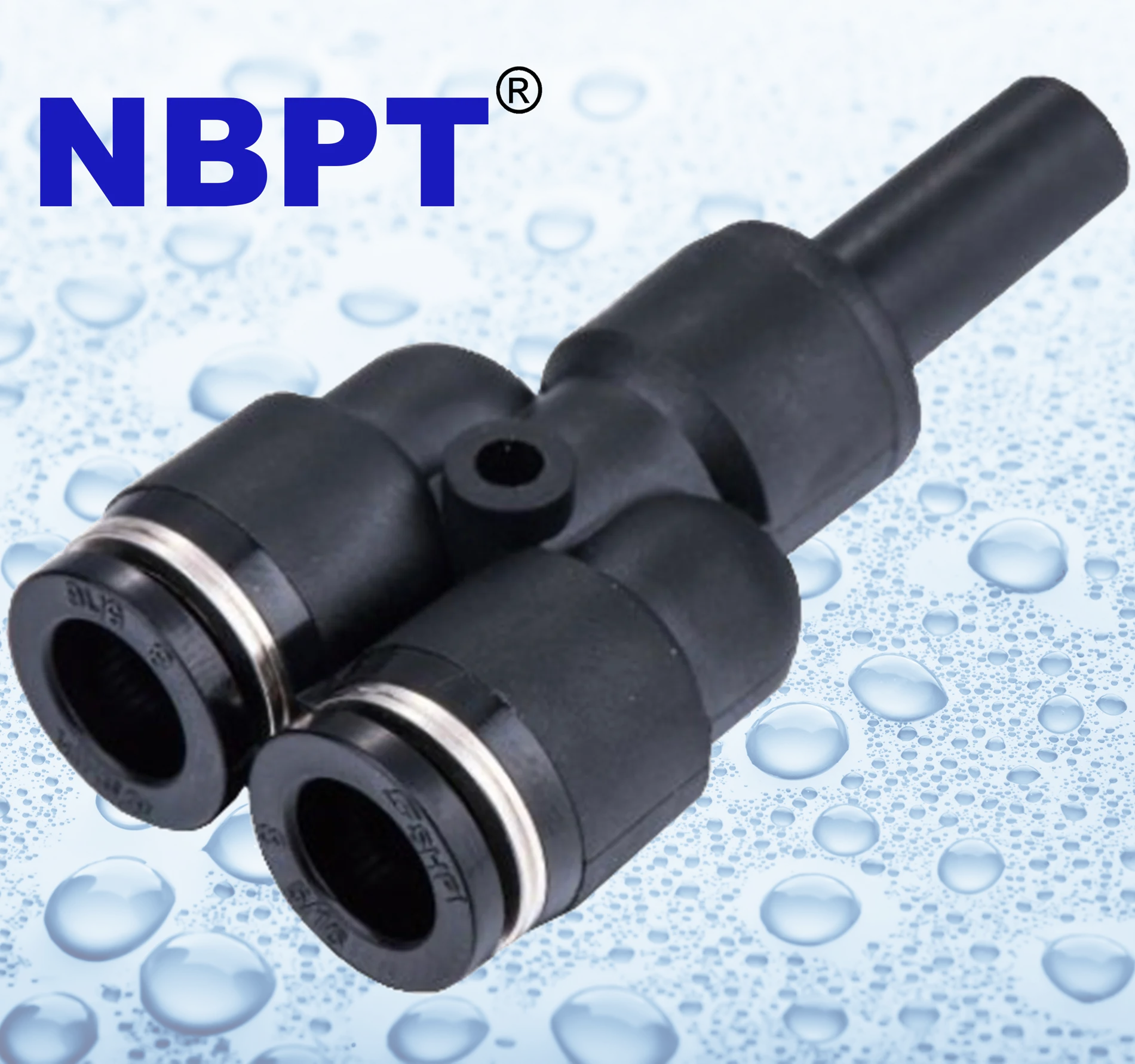 PYJ штекер в Y Сплит Редуктор one touch push для подключения фитинга