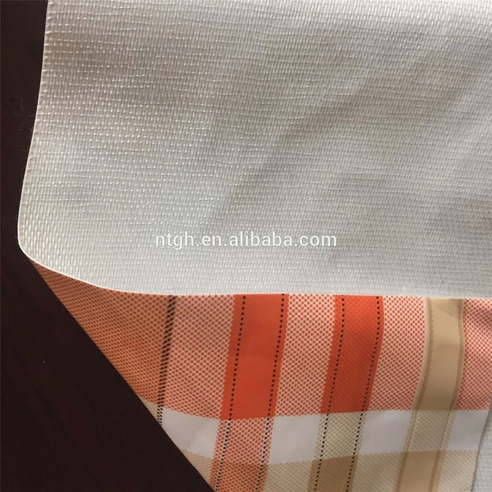 Polyester backing scrim net white scrim plain grid fabric composite for leather