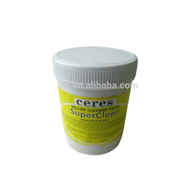 Hot Sale SUPER CLEAN/Roller Cleaning Paste for Printing Roller and Ink China Wholesale 1kg/can
