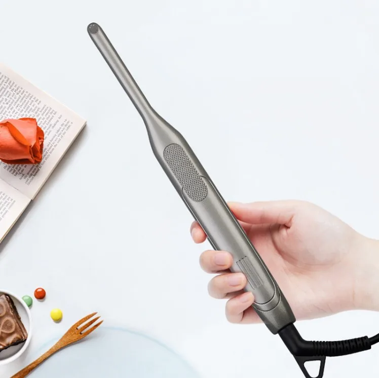 Private Label 0.3 inch LED Display Electric 450 Degree Pencil Flat Irons PTC Thin Hair Straightener Wholesale