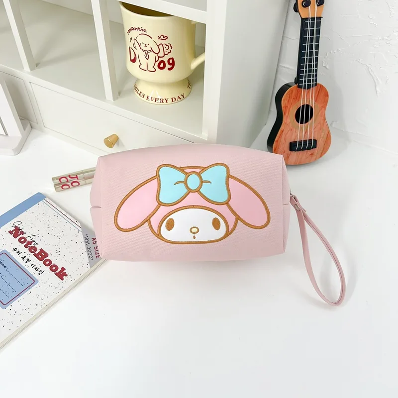 Aolan Kawaii My Melody Kuromi косметичка Милая мультяшная Сумочка переносная большая емкость для макияжа