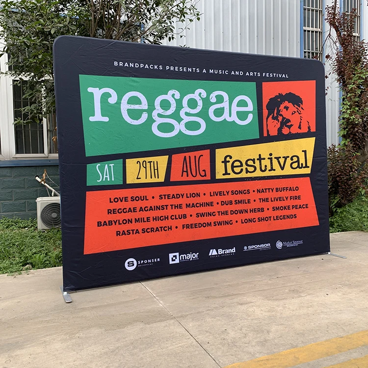 2.3 m height and 2.3 m width Display Stand Exhibition Booth Pop Up Banner