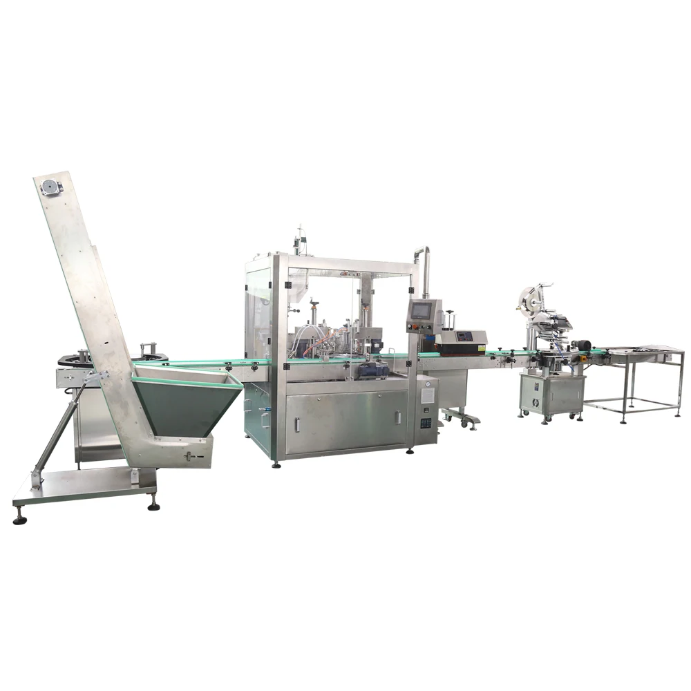 Automatic cosmetic cream hair wax metal cap magnetic torque turntable capping machine