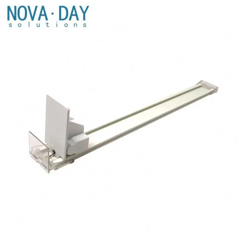 Novaday Wholesale Adjustable Depth refrigerator automatic pusher glide drink pusher Shelf Pusher System