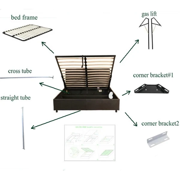 Газовый подъемник для кровати