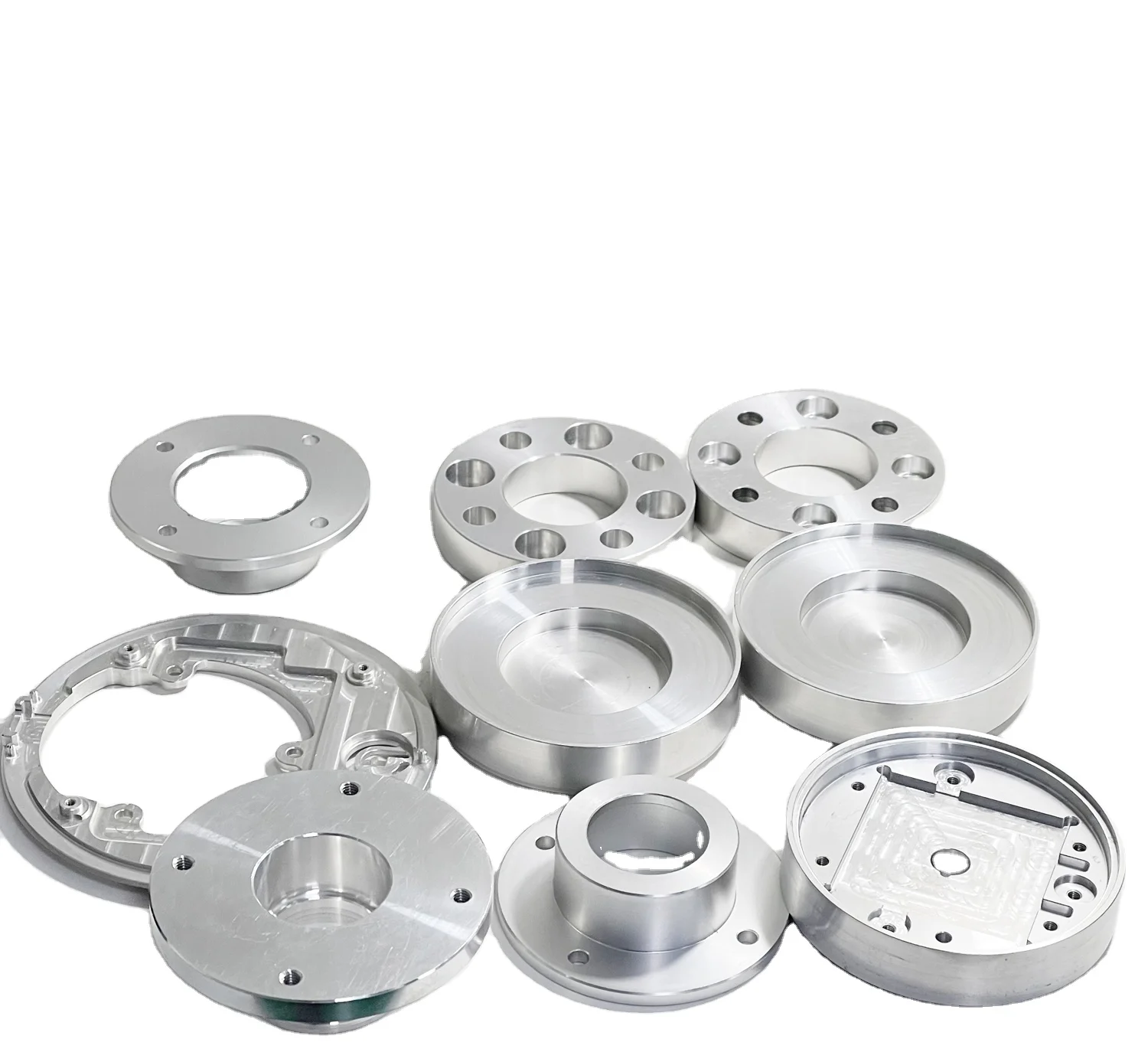 Custom Aluminum Custom Circular Locking Component Fixed Block Shaft Gasket CNC Milling Chengshuo Hardware Machined