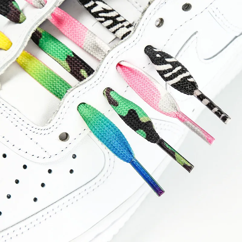 Шнурки для обуви Yrunfeety с принтом и логотипом на заказ радужные шнурки плоские цветные кроссовок