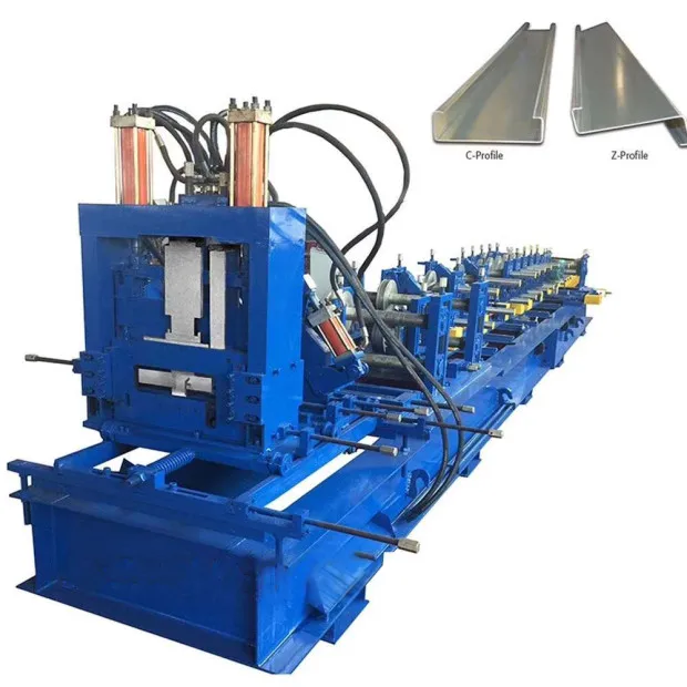 Fully Automatic Steel Channel Making Machine for U Profiles Roll Forming Machine