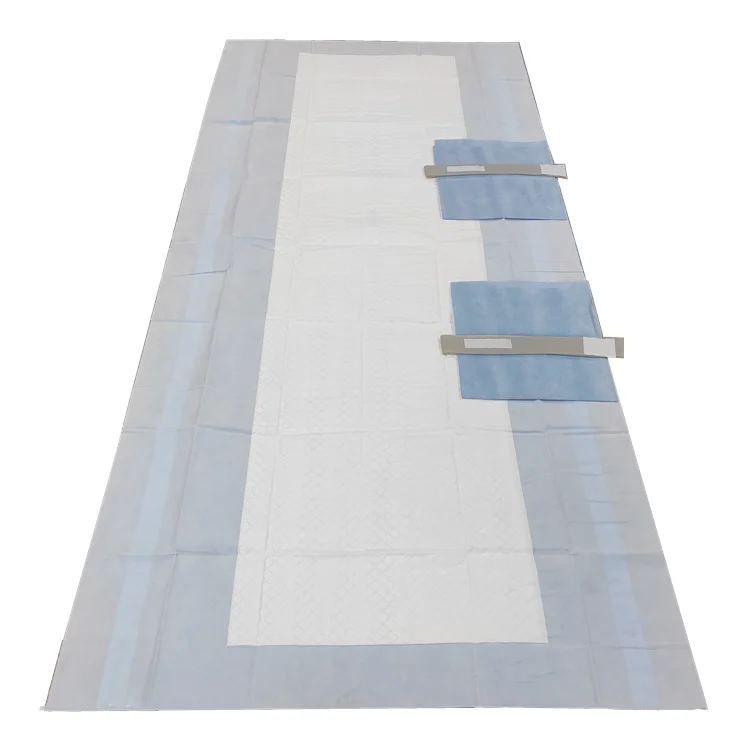 New style free sample disposable changing mat kits hospital bed sheets