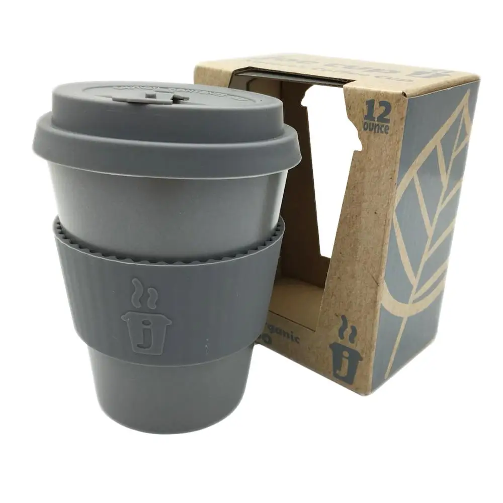 Custom Made Eco-friendly Reusable Biodegradable Bamboo FIber Coffee Mugs Cups cups and mugs coffee
