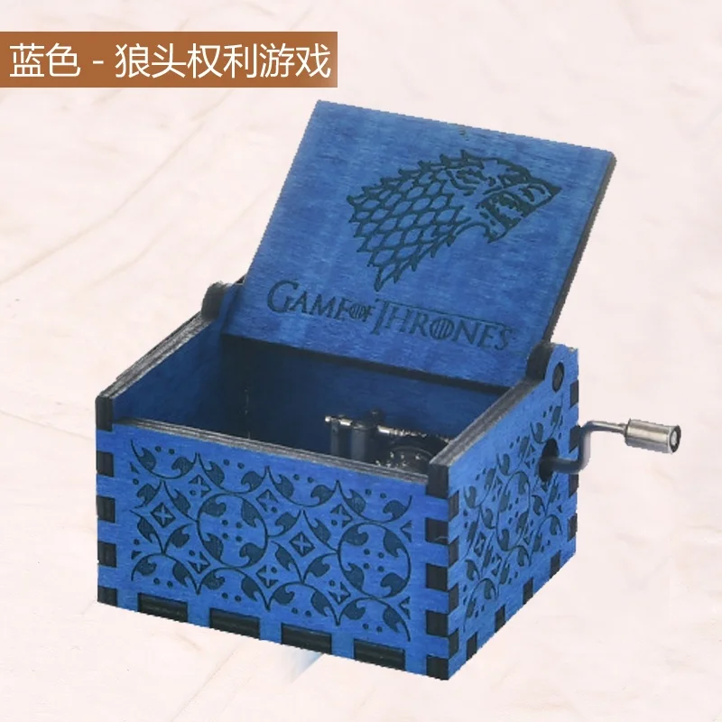 CAOXIAN HUASHEN ручная работа Музыкальная шкатулка с ручным заводом для продажи деревянная музыкальная