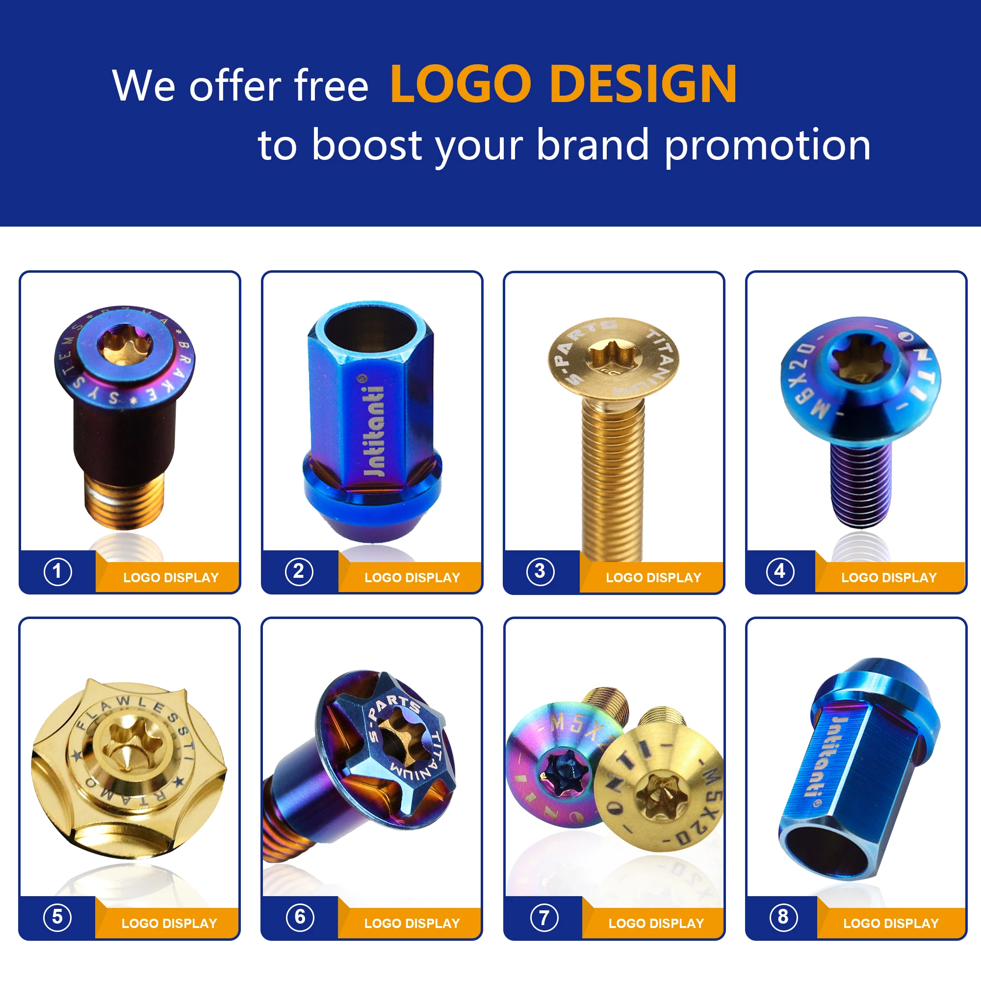 Round Head  Hexagon Socket Screws ISO7380-2 Bicycle Screws  Titanium Alloy Inch ISO GR5 hex