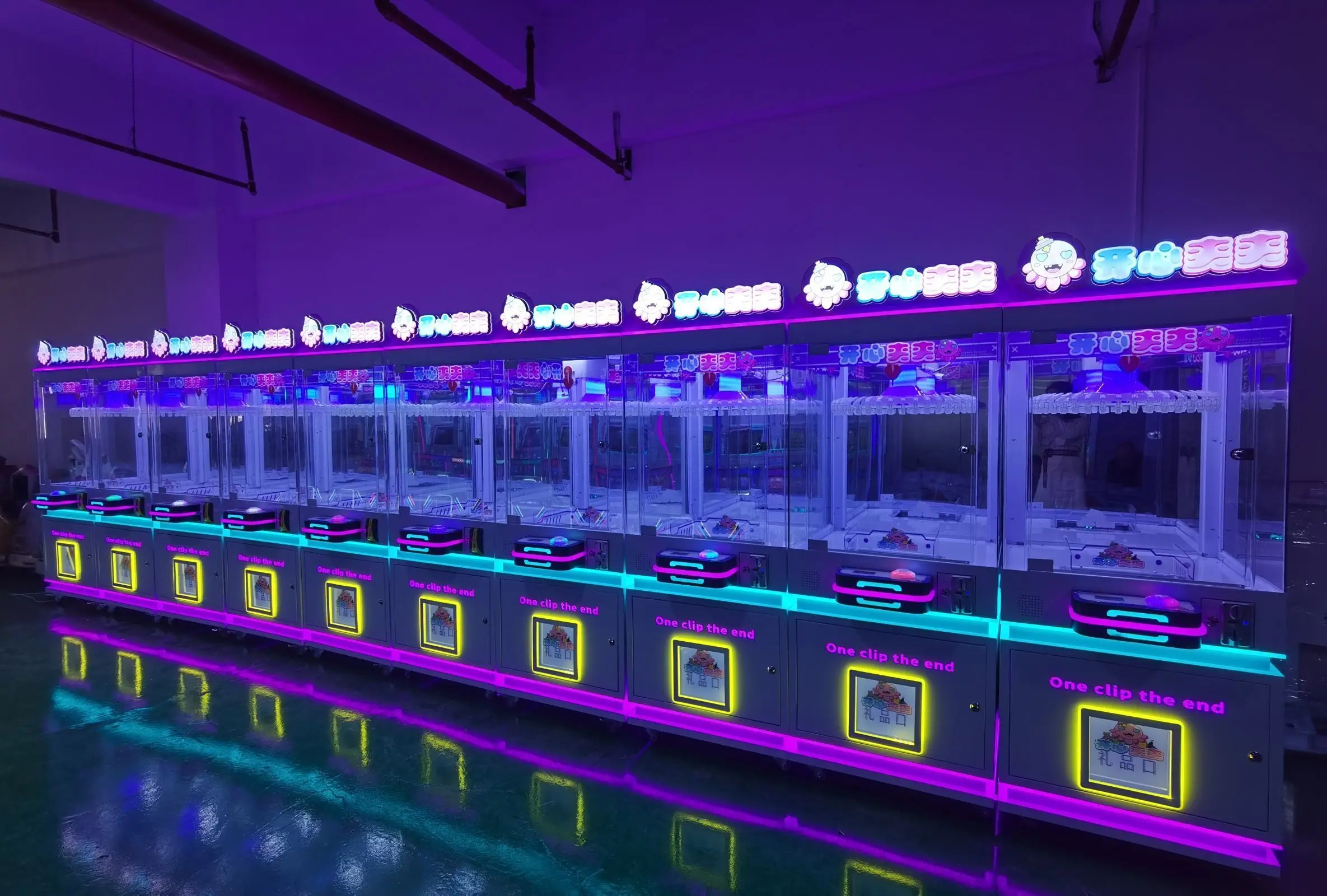 Popular Products Rotary Game Redemption Gift Lucky Wheel Indoor Arcade Coin Operated Clip Prize Machine