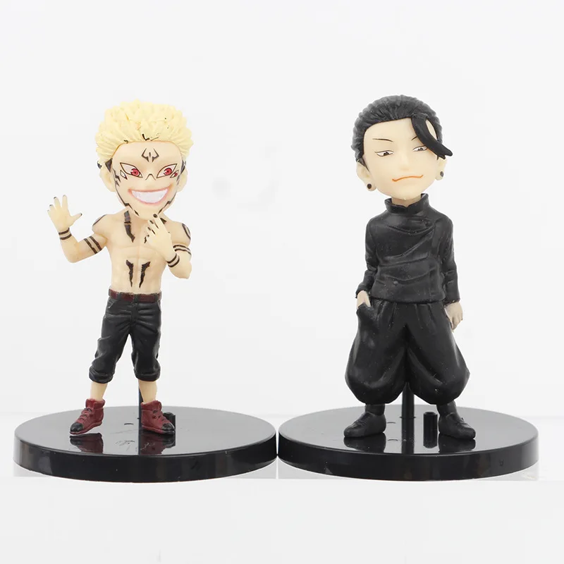 8 Pieces / Set Jujutsu Kaisen Itadori Yuji Satoru Gojo Megumi Collection PVC Model Action Figure Anime Doll Toys Wholesale