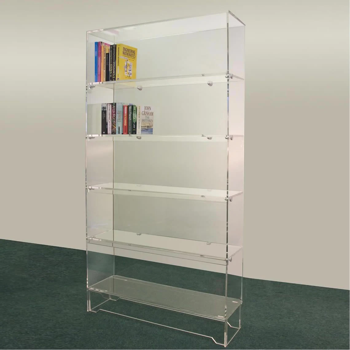 VONVIK Modern Acrylic Ladder Bookcase Antique Book Shelf Ladderr