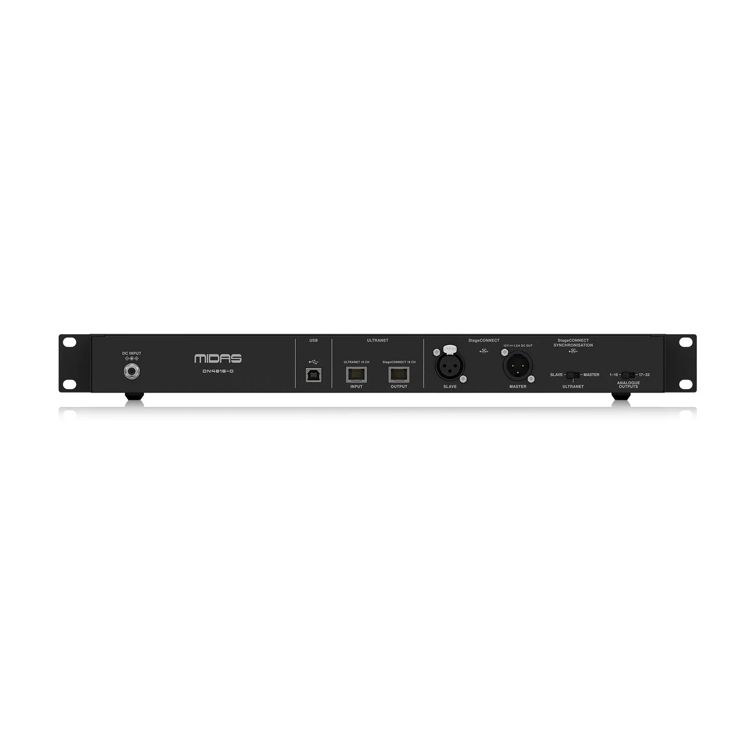 Midas DN4816-O StageConnect Interface With 16 Analogue Outputs & Ultranet Connectivity Use For Behringer Wing