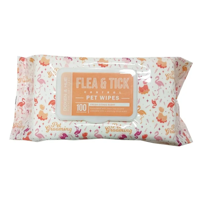 FSC GMPC CE ISO13485 BSCI BIODEG wholesale OEM pet care wet wipe pet eye clean pet fabric industrial wipe