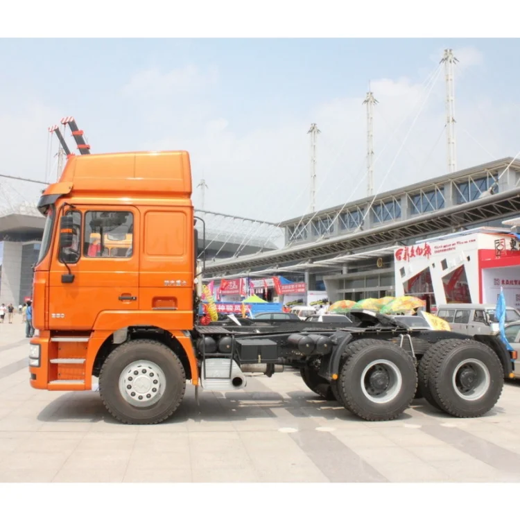 Эффективная тормозная система 450hp трактор грузовик Shacman Delong б/у F3000 6*4 Дизельный прицеп тягач