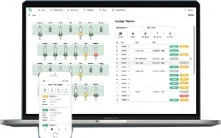 China LANDWELL Intelligent Office Solutions Key Management System K26 Touch Key Cabinet