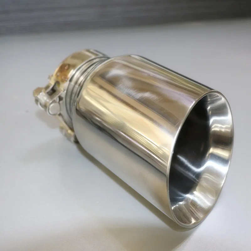 Newest Style stainless steel universal exhaust system end pipe+car exhaust tip 1 piece