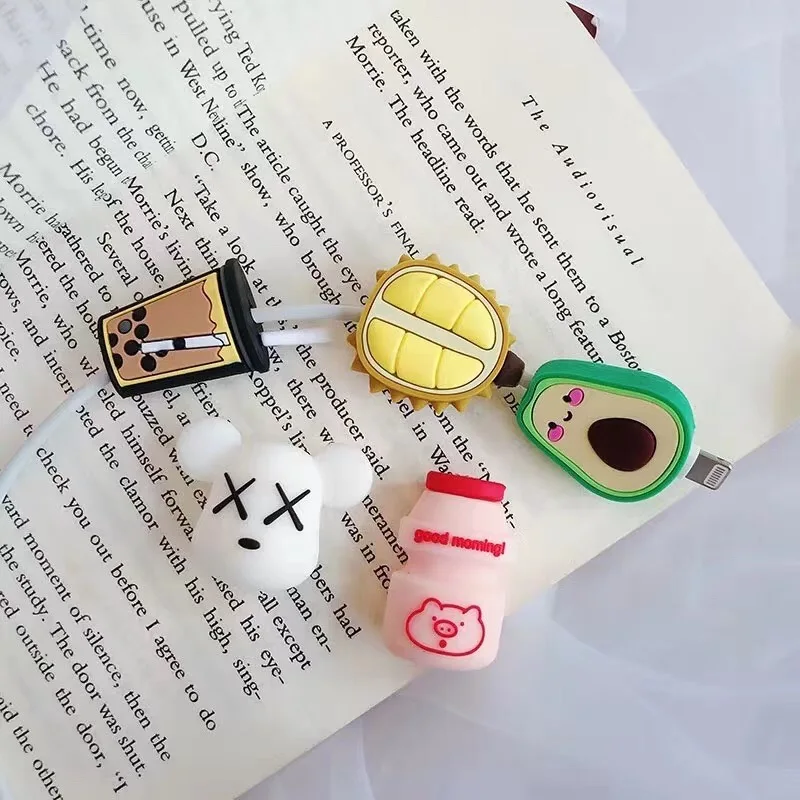  Милая зарядка USB data мультяшная защита