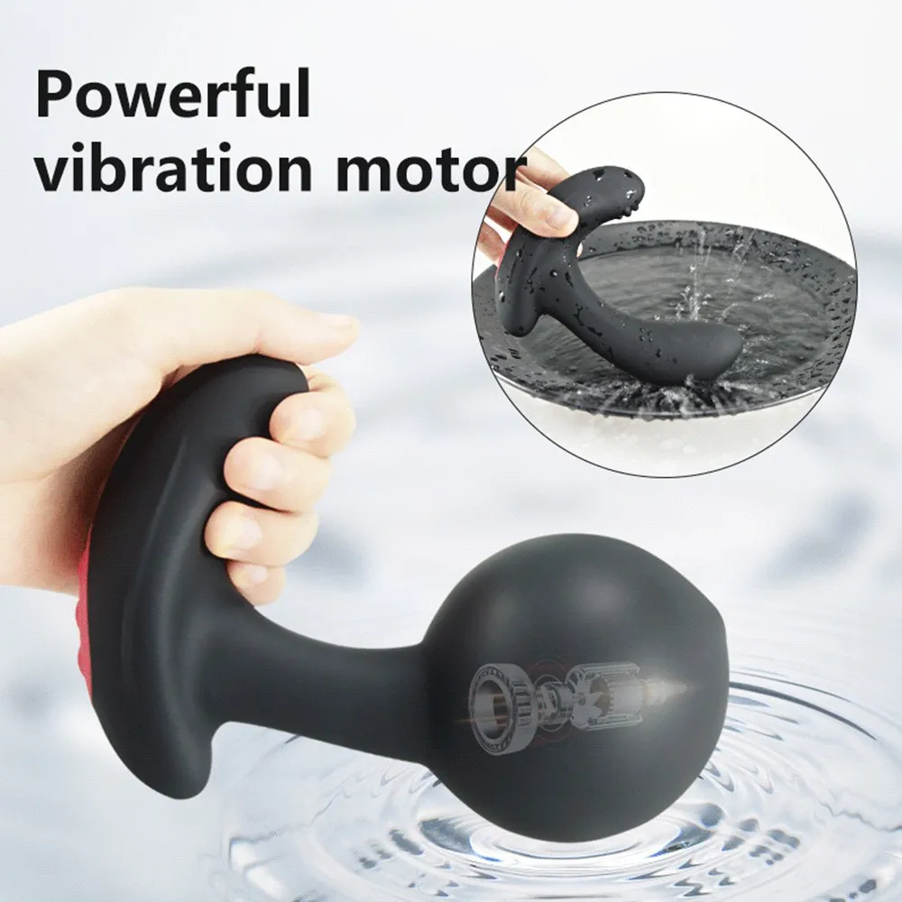 Prostate Massager For Couple Anal Toys Electric Automatic Inflatable Silicone Butt Plug Remote Control Sex Toys