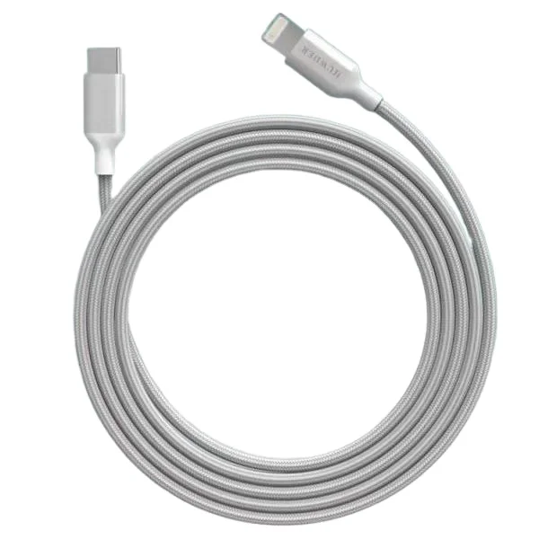 HUNDA nylon usb cable for iphone 12 pro max ipad ipod charging usb type c cabl usb c to lighting cable
