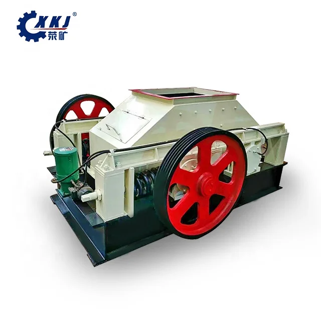 Hot sale 2PG900*900 stone Double Roller Crusher, Small Limestone Granite Basalt Crusher Machine