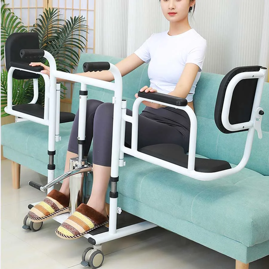 High quality patient transfer chair with toilet function, multifunctional hydraulic elevator