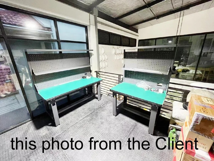 Heavy Duty Thickened Wear-Resistant Stainless Steel Operating Table Maintenance Bench Laboratory Workshop Anti-Static Workbench