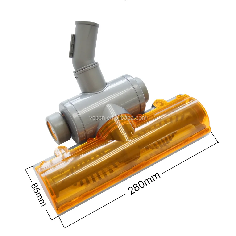 Пылесос турбо-щетка для мытья полов Ковер пыли нормальный турбо-щетка с рабочей поверхностью диаметром 32 мм 35 мм адаптер желтый цвет (BMD-11)
