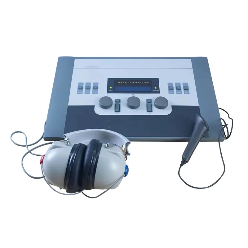 Electronic Medical Button Audiometer Hearing Test Equipment Resonance Audiometer Tympanometer  Audiometer Headphone