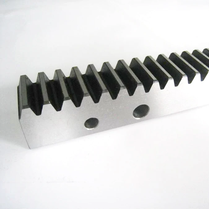 Flexible CNC Steel circular pinion and metric pitches linear rail with gear rack