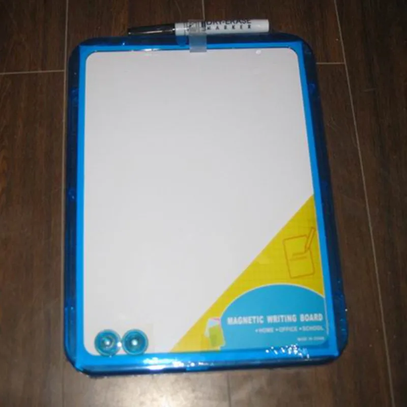 
classic non-magnetic whiteboard for classroom easy wipe-off with 1 marker 