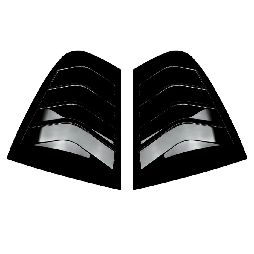 Wholesale Carbon Fiber Rear Window Louver Shutter Side Vent Cover Trim For BMW F30 320i 325i 330i