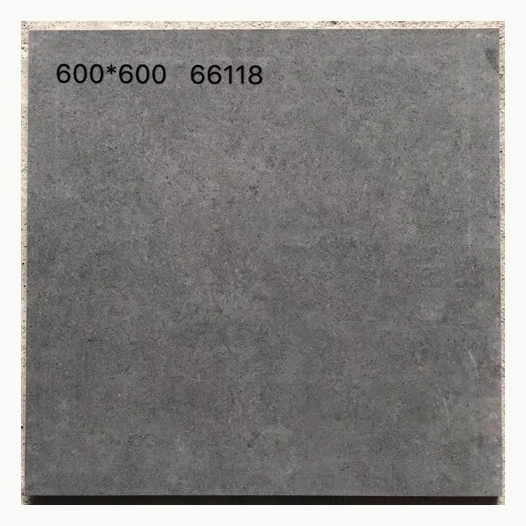 600x600 садовый проход темно-серая песчаная напольная плитка нескользящая бетонная уличная фарфоровая для пола