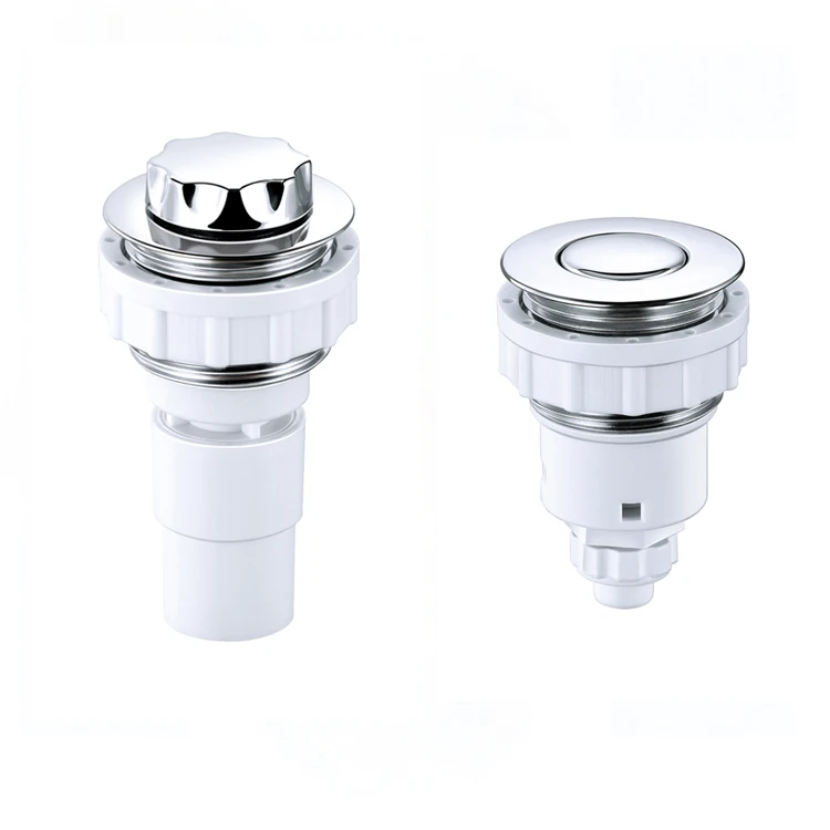 Sales ABS Air Pneumatic Easy Push Button Whirlpool Bath Plastic Thin Hydro Air Control Push On Off Switch Button