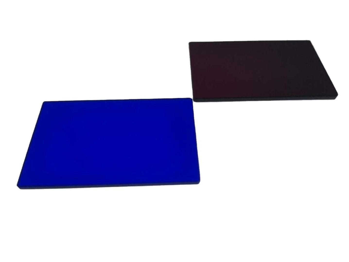 Factory Custom Polished Blue Filter Glass Panel QB21 BG38 For Camera Lens