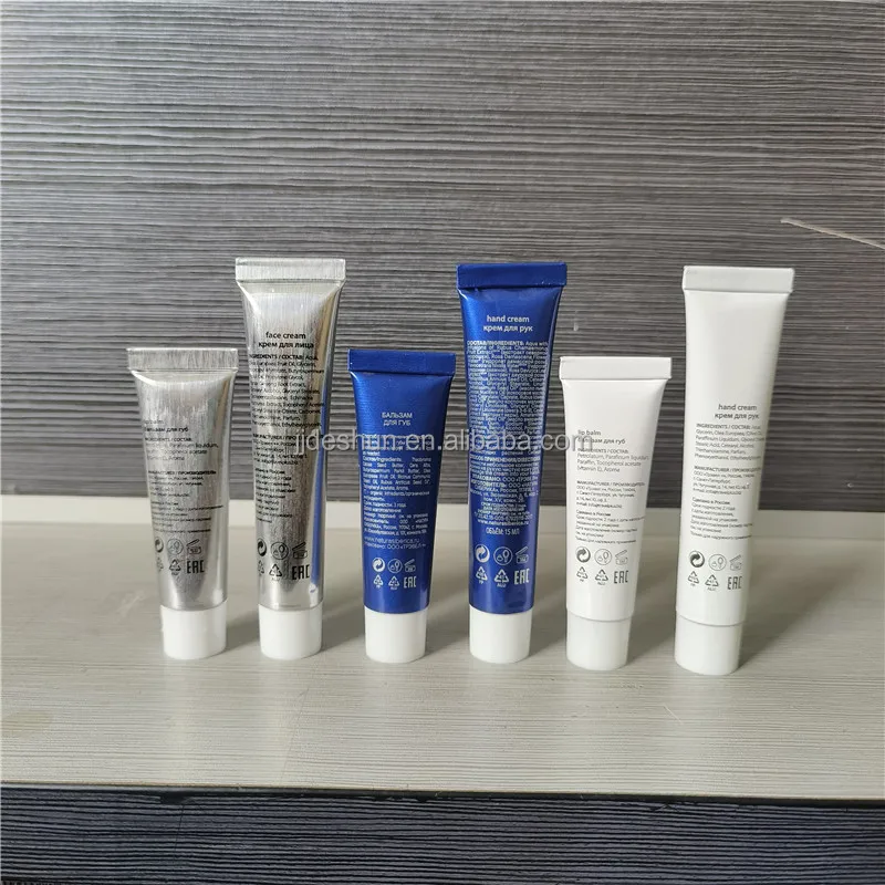 Cosmetics Sample Sack Aluminum Tubes Collapsible Metal Packaging 3g 5g 8g 10g 15g 20g 30g Eyeshadow Cream Shampoo Lipstick