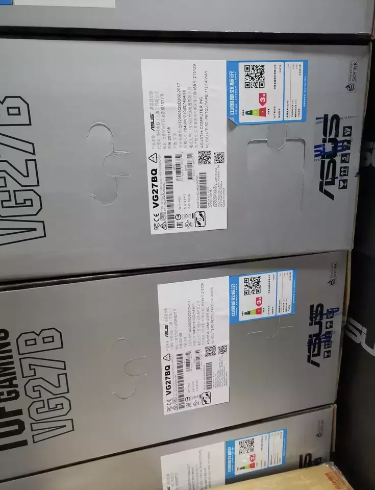 FOR Asus VG27BQ 27-inch esports monitor 144 hz monitor up to 165 HZ 0.5 Ms Response Free-sync Game Monitor