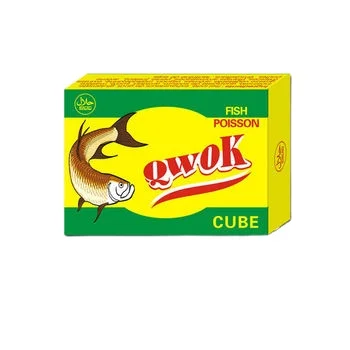 10g/pc HALAL QWOK Fish flavoUr seasoning cube bouillon cube for soup cooking seafood SPICES