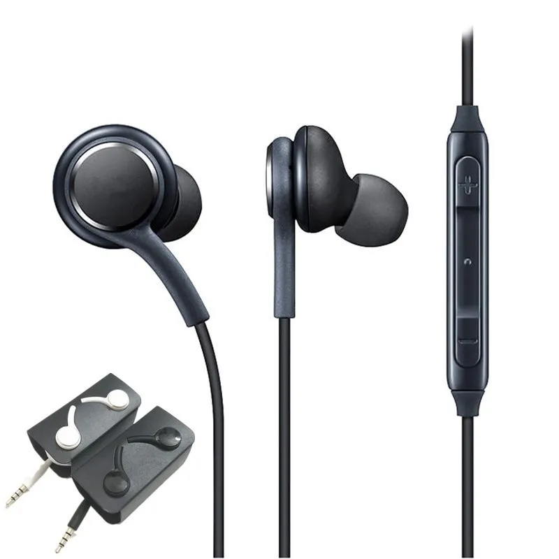 Low Price 3.5mm Earphones In-ear Wired Headset with Mic Volume Control for samsung  S10 S9 S8 S7 S6
