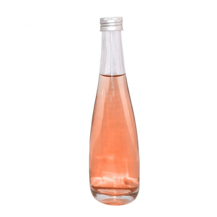 New design Minimum Order Quantity Custom Color sparkling wine 300ml glass bottle