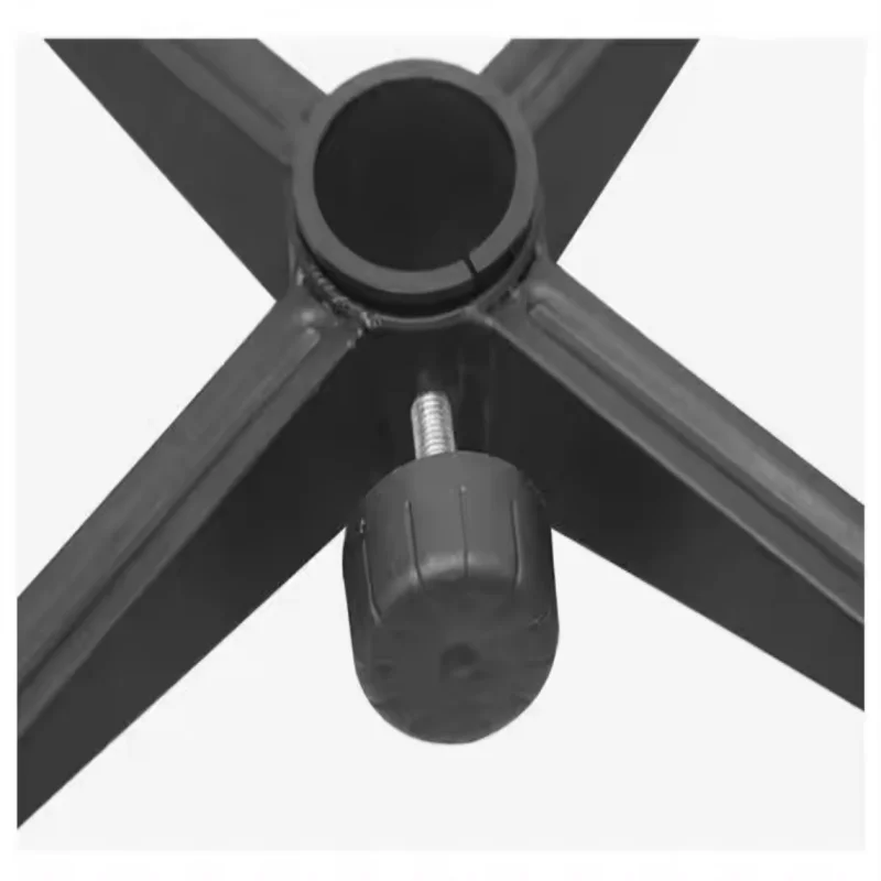 Hardware fitting chromed polishing star swivel chair base office/home furniture Bar Chair Foot Ring